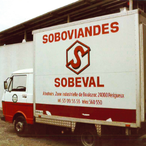 camion transport viande veau blanche boulazac sobeval 